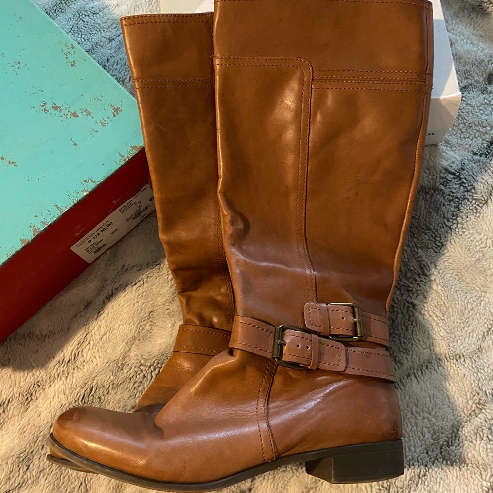 Nine West Brown Vintage boots SZ 10